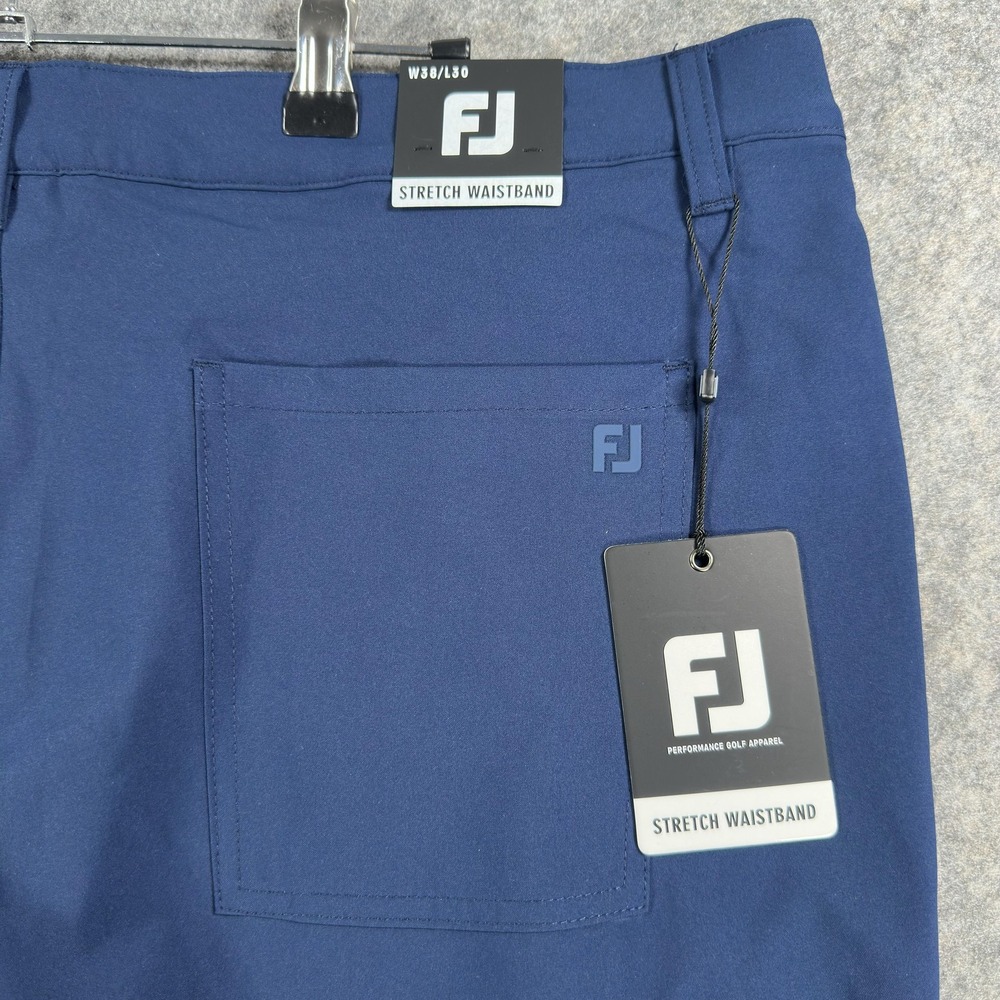 FootJoy Pants Mens 38x30 Blue Moxie 5 Pocket Performance Golf Khakis Stretch - Picture 9 of 15